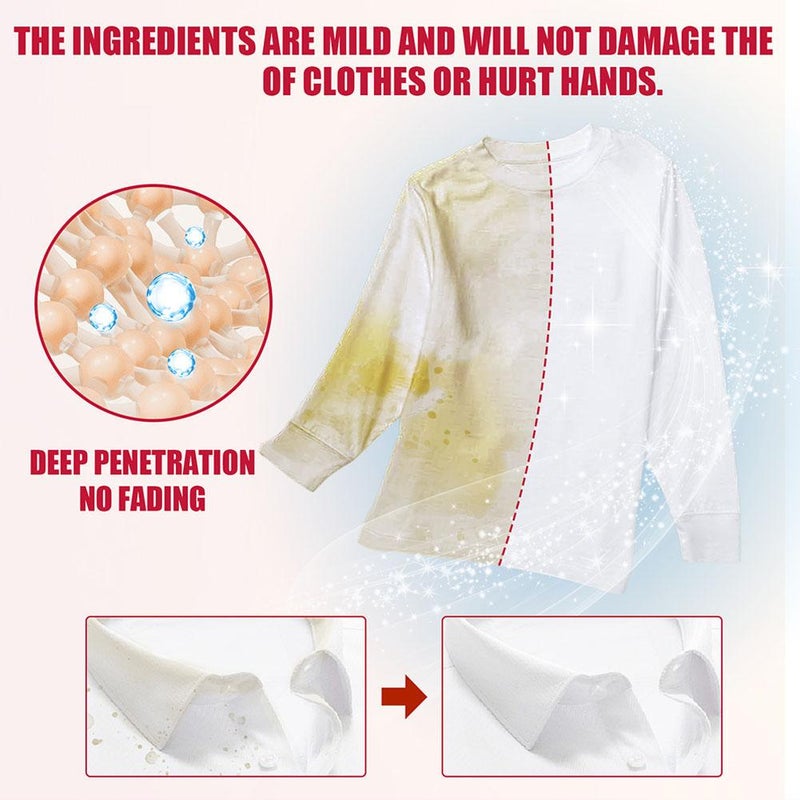 Stain Remover Wet Wipes, Individually Wrapped Emergency Ink Stain Remover for Clothes, Shoes & Bed Sheets, Fast-acting Formula for Coffee, Grease, Ink & More, Outdoor & Travel Necessity (3pcs) - Image 2